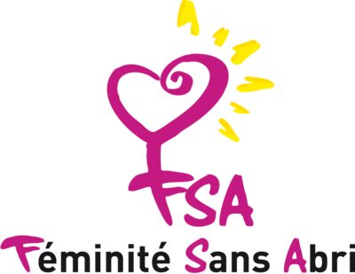 Logo Féminité Sans Abri, une association partenaire Mécénat Servier