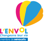 Logo L'ENVOL, association partenaire Mécénat Servier