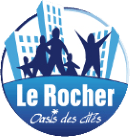 Logo LE ROCHER OASIS DES CITÉS, une association partenaire Mécénat Servier